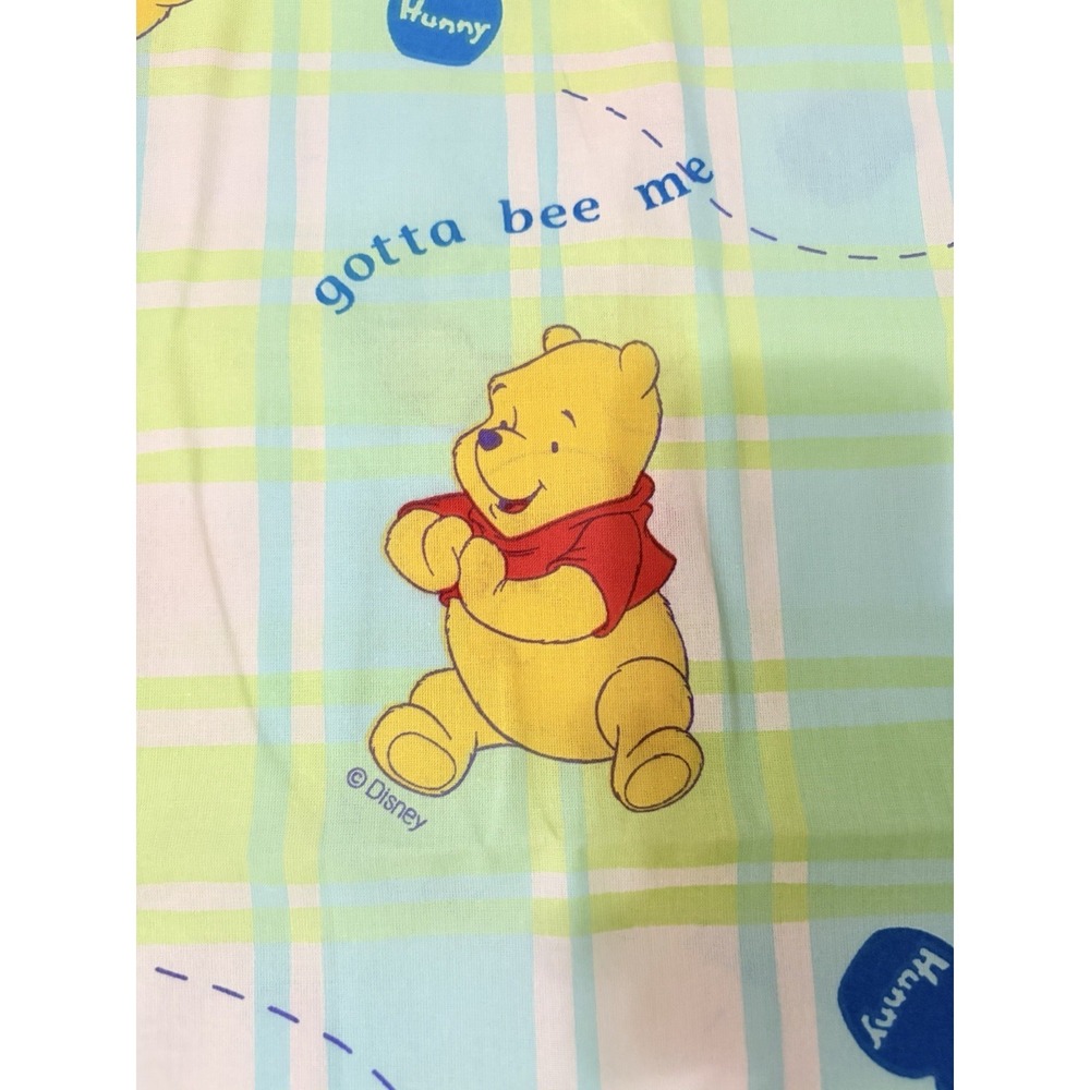 Vintage Disney Winnie the Pooh Twin Flat Sheet & Pillowcase Set Gotta Bee Me
